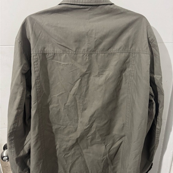 Robert Louis Men's Olive Military Jacket - Picture 4 of 5